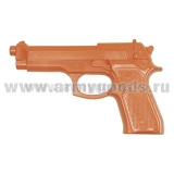 Пистолет тренировочный резиновый Beretta 92FS оранжевый