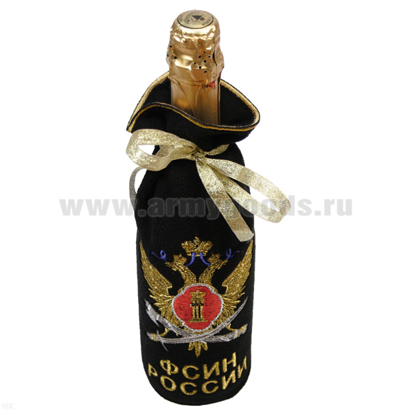 Мешочек под бутылку вышитый ФСИН России