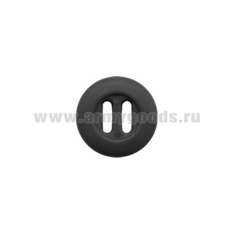 Пуговица пласт. Канада 17 мм черная