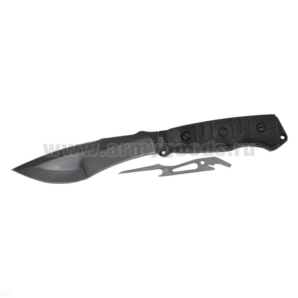 Нож НОКС Охотник (рукоятка пластик, клинок черный) 27 см 