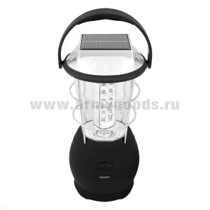 Фонарь кемпинговый светодиодный аккумуляторный (2 режима свечения; 3 способа зарядки)