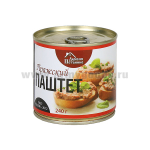 Консервы мясные Паштет "Пражский" (240 г) до 07.2025 и ранее