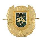 Кокарда мет. Республика Абхазия (бол.) зол.