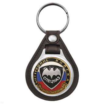 Брелок с эмблемой на виниловой подкладке ВВ Спецназ (летучая мышь)