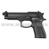 Пистолет тренировочный резиновый Beretta 92FS черный