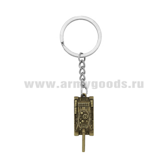 Брелок мет. Танк Т-34 (бронза)
