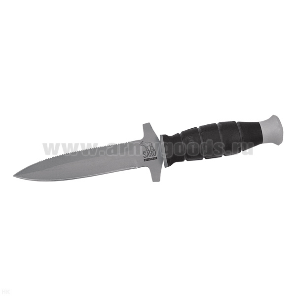 Нож Саро Стрим (рукоятка резина, клинок матовый) 25 см