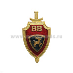 Значок мет. ВВ Олень (серия красн. щит ВВ)