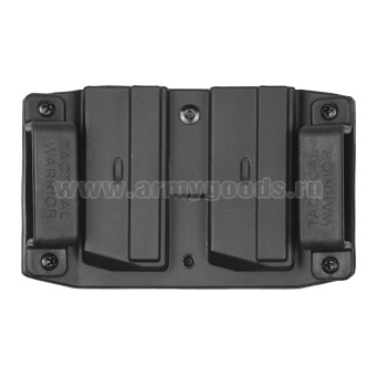 Подсумок тактический под 2 магазина Пистолета Ярыгина (ПЯ) ударопрочный полиамид (черный)