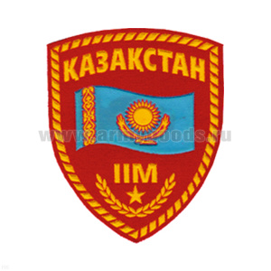 Шеврон пластизолевый Казахстан IIM (красн.)