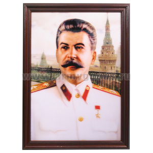 Фотопортрет Сталин И. В. (3D формат) А3