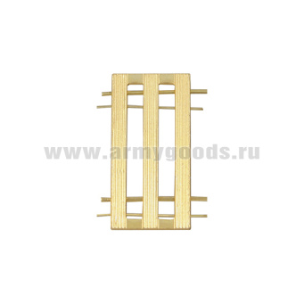 Лычка мет. ФССП зол. (тройная)