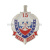 Значок мет. 15 лет МОБ МВД России 1993-2008 (серебр. щит и меч)
