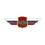 Значок мет. Должностной знак начальника объекта (ядерное обеспечение) (№104)
