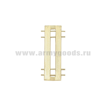 Лычка мет. ФССП зол. (двойная)