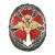 Значок мет. Знак отличия офицеров ГУ ГШ ВС (орел ГРУ в венке, 3 накладки)
