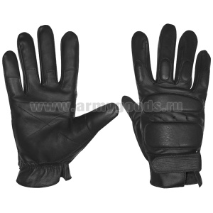 Перчатки кожаные с защитными накладками СОБР-2