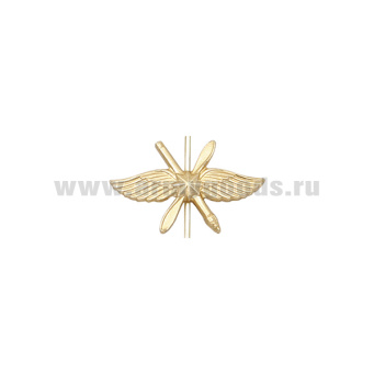 Эмбл. петл. мет. Военно-космическая оборона зол.