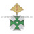 Медаль Стальной крест зеленый без накладки (на планке - орел РА)