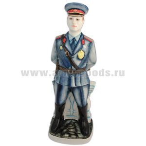 Штоф керамический Полицейский (цветной) 1 л
