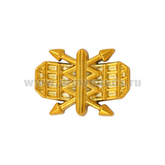 Эмбл. петл. пласт. РТВ ВВС зол.