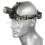 Фонарь налобный (дальность свечения 1000 м) с зарядкой от USB (FA-002M/FA-003M-P50)