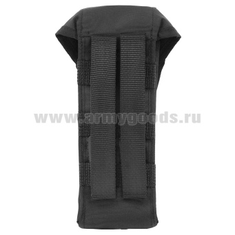 Подсумок для 1 магазина АК черный с системой крепления "MOLLE" 
