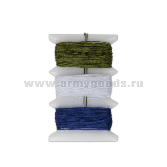 Хозпакет ВВС-ВКС (эконом) в индивидуальной упаковке (2 иглы, нитки - 3 цвета по 5 м)
