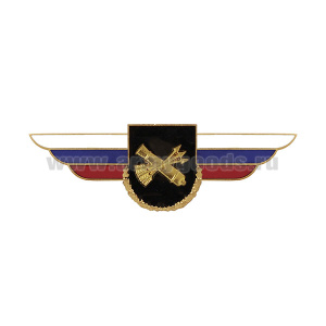 Значок мет. Должностной знак командира бригады и ей равного соединения войсковой противовоздушной обороны (№40)