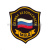 Шеврон пластизолевый Служба безопасности МВД (щит с флагом)