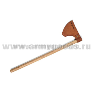 Игрушка деревянная Топор "Викинг" с кожаным наконечником (43 х 47 см)