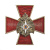 Значок мет. красн. крест с накладным орлом МЧС