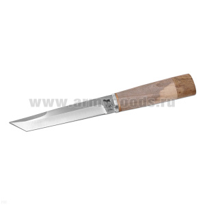 Нож Саро Сакура без гравировки (рукоятка дерево, клинок полировка) 28 см