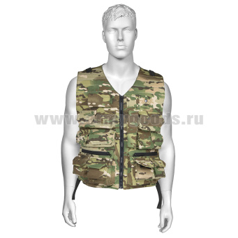 Жилет разгрузочный тактический Охотник (Rip-Stop) "мультикам"