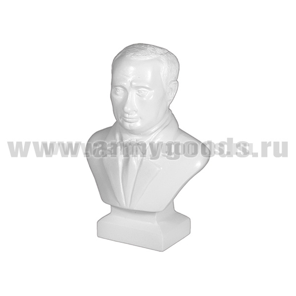 Бюст Путина В. В. (гипс, цвет по наличию на складе, высота 12 см)