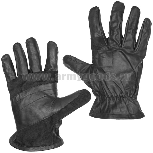 Перчатки кожаные "Спецназ Горные" черные (без защитных накладок)
