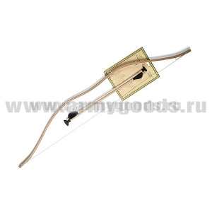 Игрушка деревянная Лук и стрелы (2 шт) (длина лука - 92 см)