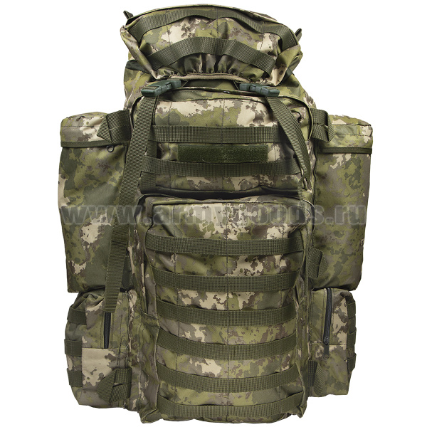 Рюкзак тактический М-6 "мох" (A-TACS FG) (ширина 36 см, глубина 16 см ,высота 58 см)