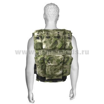 Жилет разгрузочный тактический Армейский "мох" (A-TACS FG) (ткань Rip-Stop)