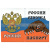 Обложка кожзам Паспорт Россия вперед (когтистый медведь; РФ)