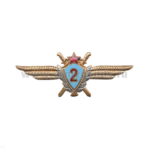 Значок мет. Классность ВВС СССР  2 класс