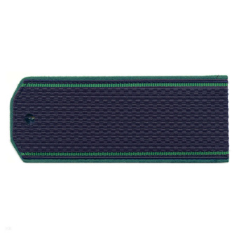 Погоны иссиня-черн. (зел. кант) зел. кант (ПС ФСБ кит.) пластик