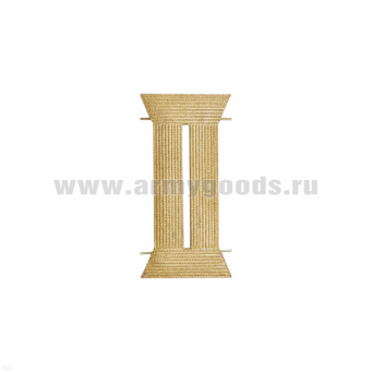 Петличный знак различия кадетов 60 мм мет.