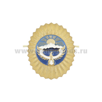 Кокарда мет. ВС Киргизии мал. зол.
