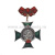 Медаль Участник боевых действий в Афганистане (зел. крест) (на планке - красн. бант) гор. эм.