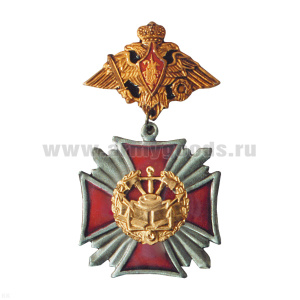 Медаль Инженерные войска ст/обр (серия Стальной крест) (на планке - орел РА)