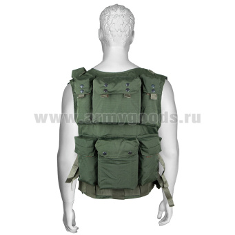 Жилет разгрузочный тактический Армейский хаки (ткань Rip-Stop 35% х/б, 65% п/э)
