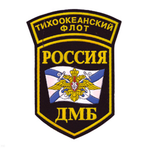 Шеврон пластизолевый Россия ДМБ ТОФ (5-уг. с дугой)