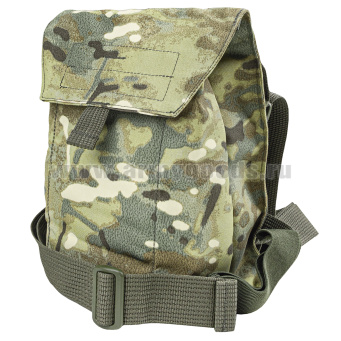 Чехол для противогаза на бедро "мультикам" (с системой крепления "MOLLE")