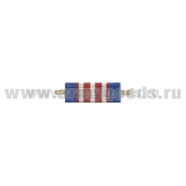 ВОП с лентой к медали 300 лет российской полиции (узкая)